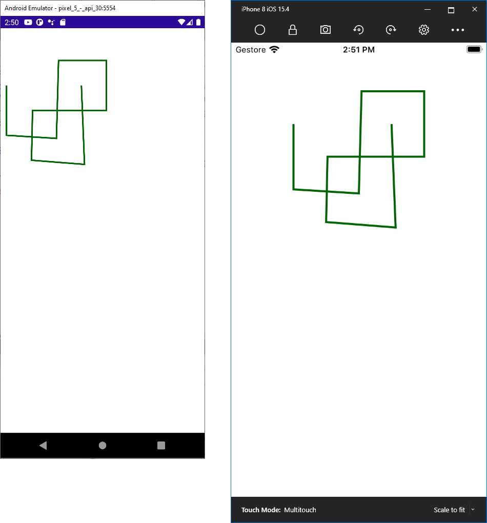 Drawing complex shapes