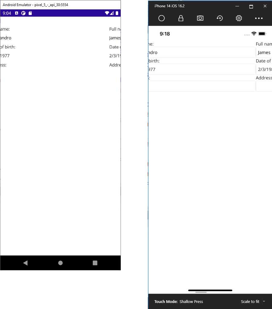 Scrolling lists with the CarouselView