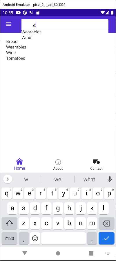 The search tool within the Shell