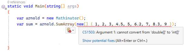 The Argument Error