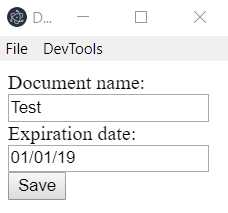 Adding a Test Document
