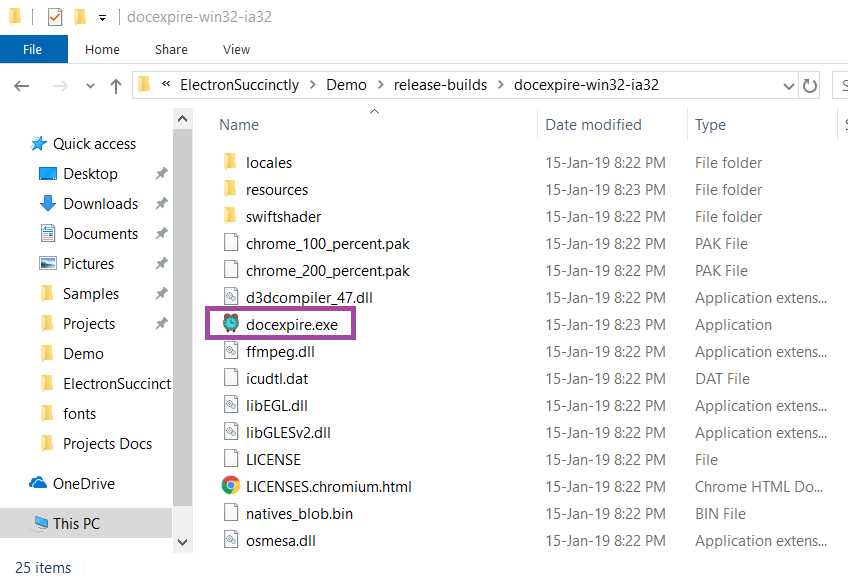 Our Application Binaries