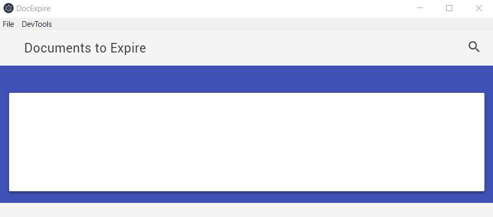 The App’s Main Window