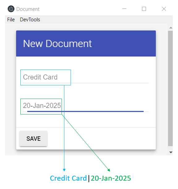 The Concatenated Document Data
