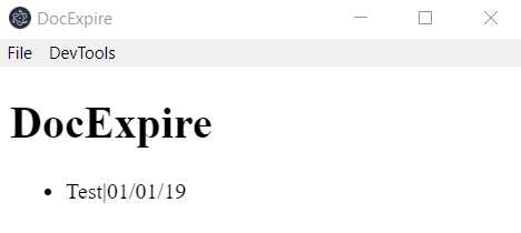 The Test Document Added