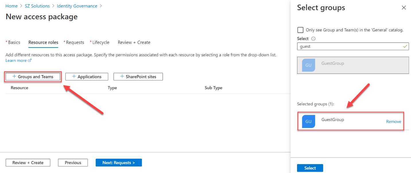 Add a security group