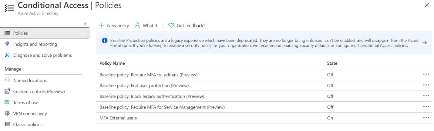 Overview of conditional access policies in Azure AD