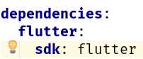 Built-in material and Flutter package