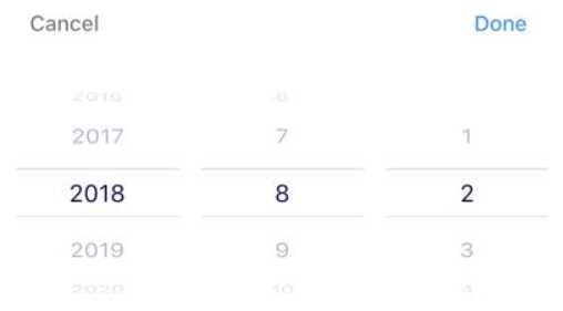 The Flutter Cupertino Date Picker