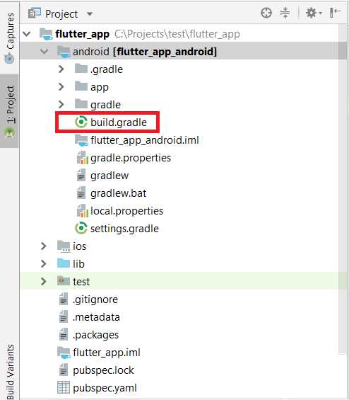 The project structure