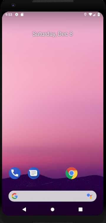 Virtual device—Android emulator