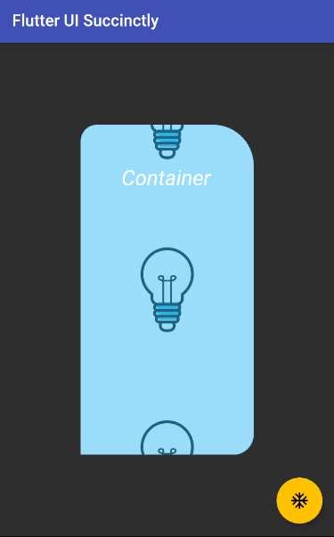 A Container Widget with a DecorationImage (with Image Repetition)