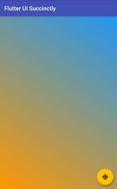 A Container Widget with a LinearGradient