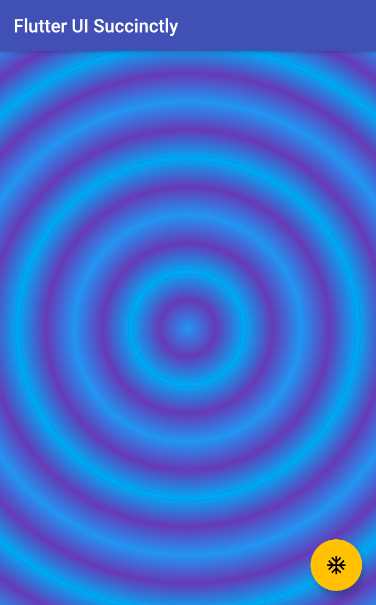 A Container Widget with a RadialGradient (Concentric Circles)