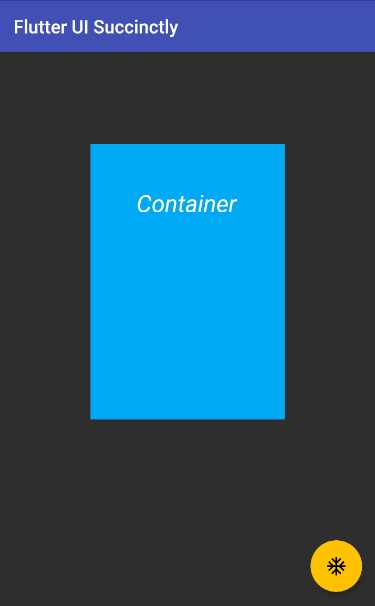 A Container Widget with Margin and Padding