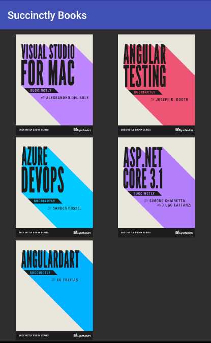 Books App – GridView