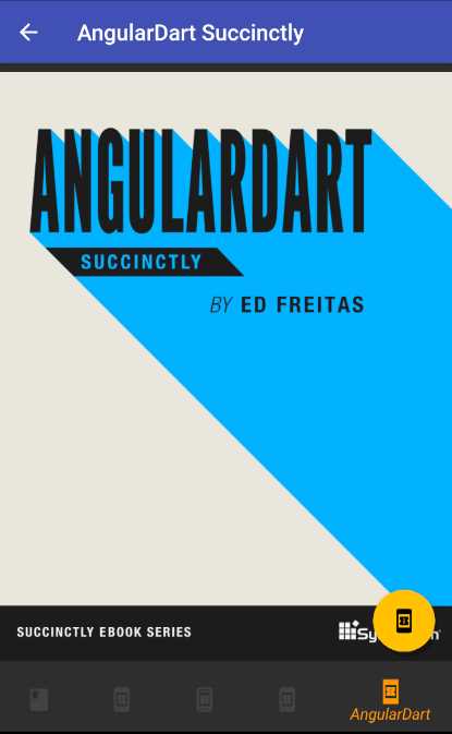 Succinctly Books App – BottomNavigationBar