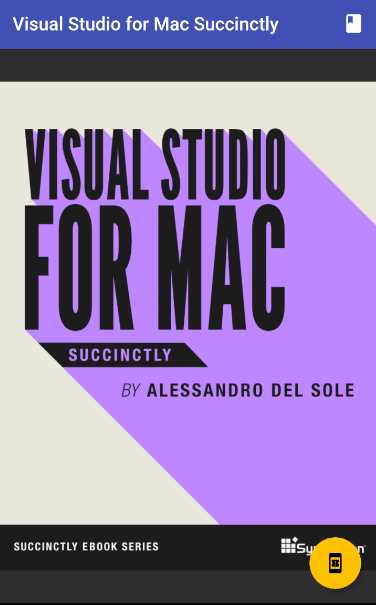 Succinctly Books App with a PopupMenuButton (Closed)