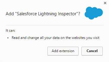 Adding the Salesforce Lightning Inspector