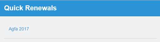 Preview of the QuickRenewals App