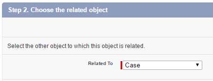The Related Object for the Cases Field