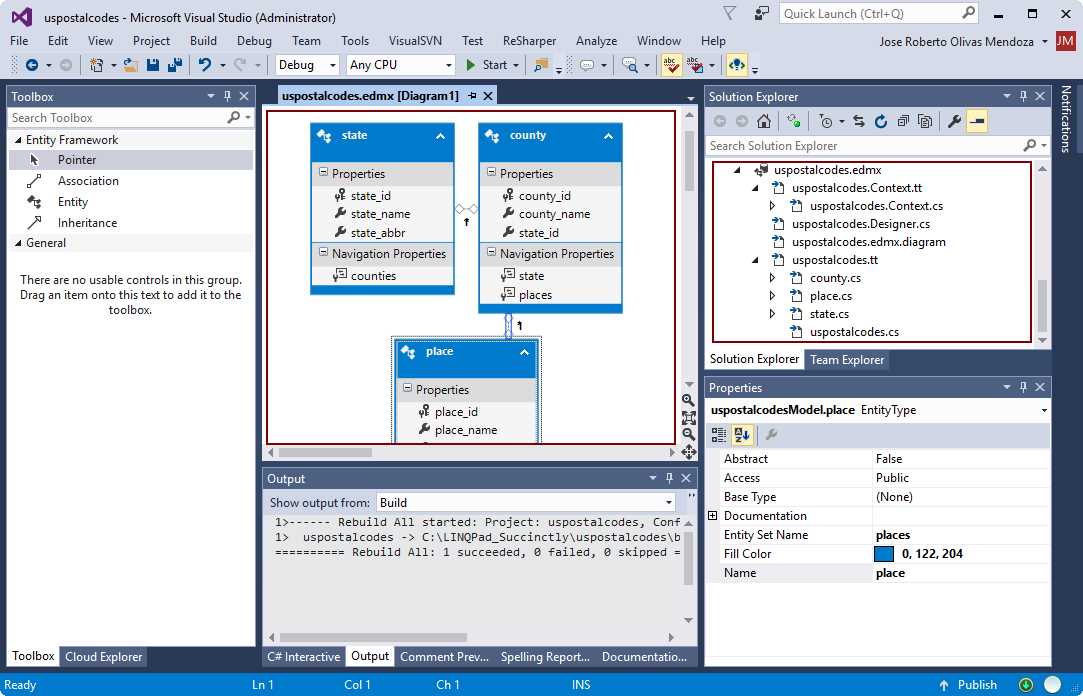The Model Built as Part of the uspostalcodes Project