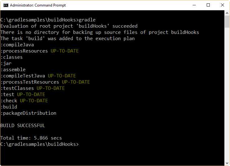 Task creation advice sample output