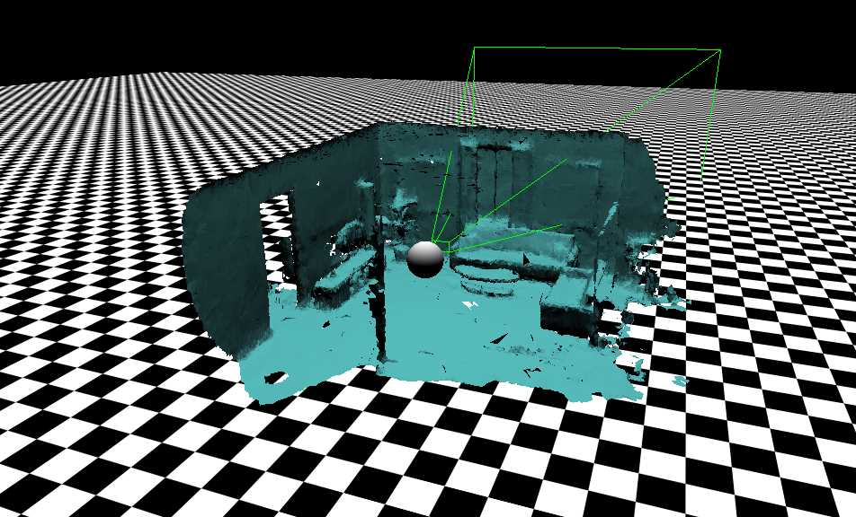 3D View of Spatial Mapping.