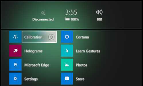 Calibration App on HoloLens