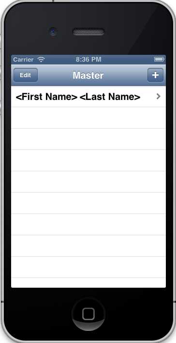Adding a Person object to the master scene