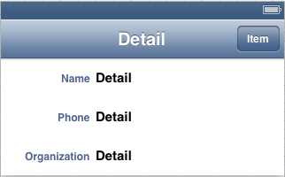 Adding an edit button to the detail scene’s navigation bar