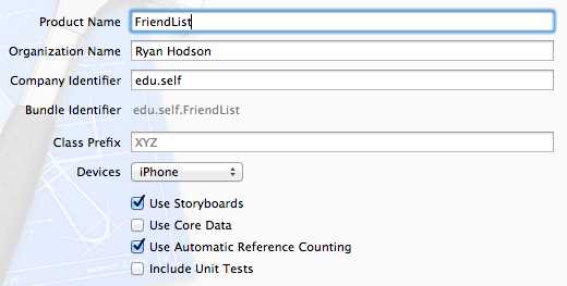 Configuring the project