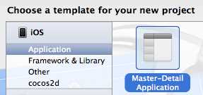 Creating a Master-Detail Application template