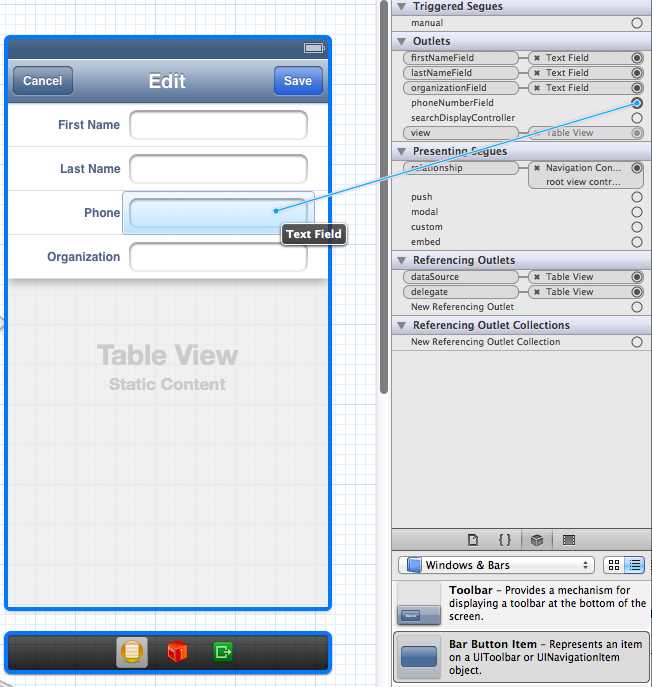 Creating the outlet connections