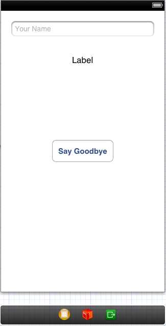 Laying out the Button, Label, and Text Field components