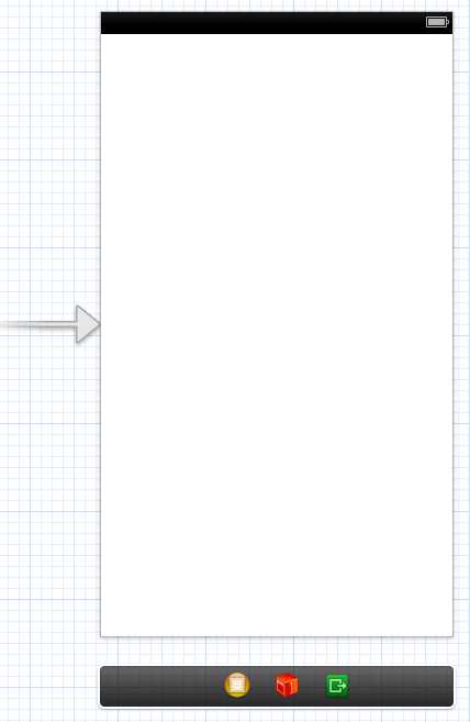 The Interface Builder of our HelloWorld project