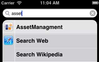 The small app icon used in search results