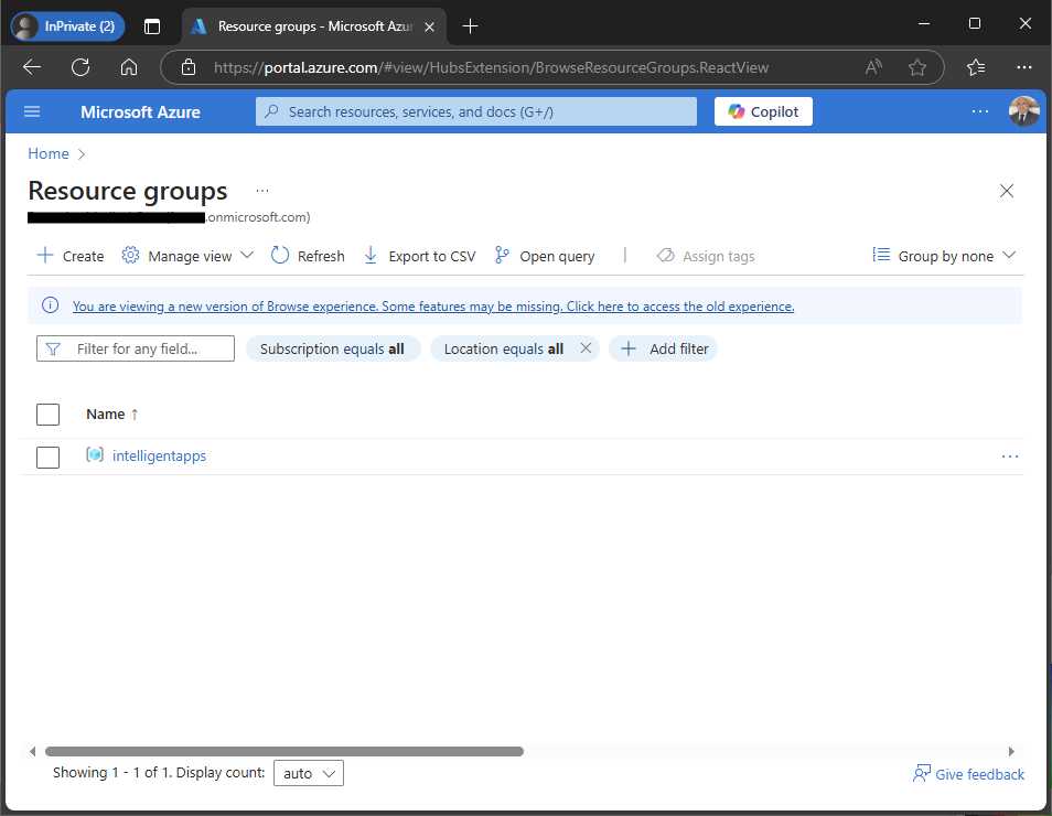 Locating resource groups