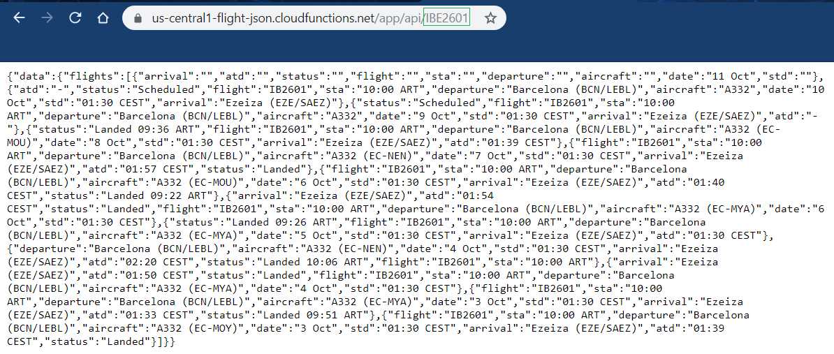 Ed’s Real-Time Flight Data (Second Part of the API—Data Consumption)
