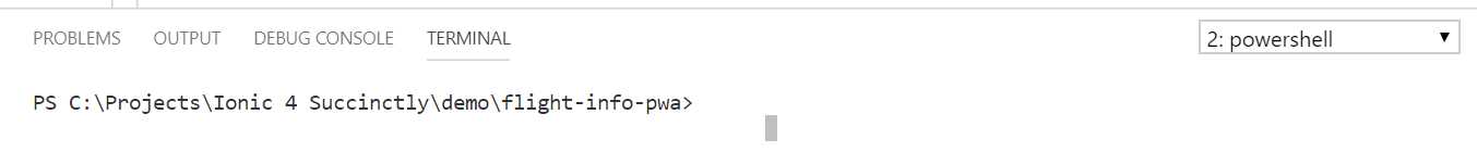 The Built-In Terminal in VS Code