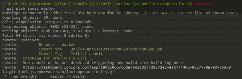 Pushing our Existing App Code to Ionic Pro