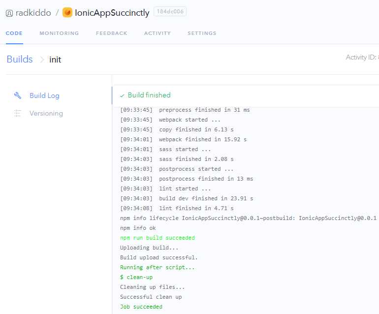 The App Code Build Process