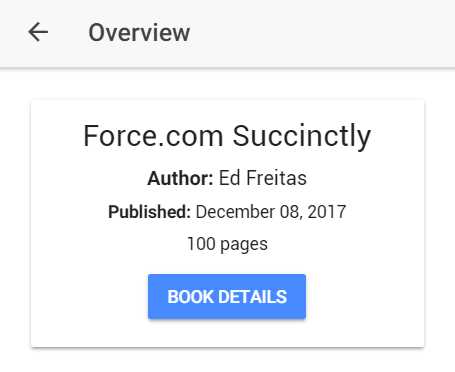 The Book Overview Page Invoked from the Paths Page