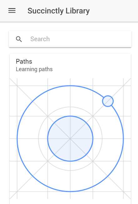 The Library Page with a Search Bar