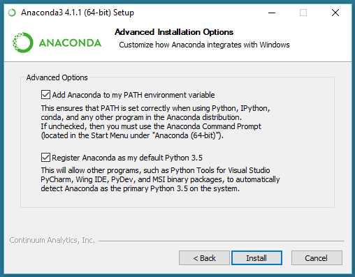 Installation PATH and Default Python Information