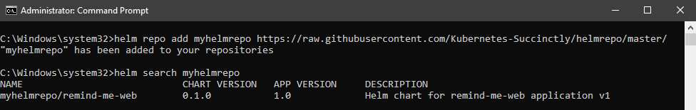 Output search repository
