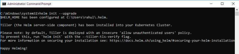 Output Tiller install