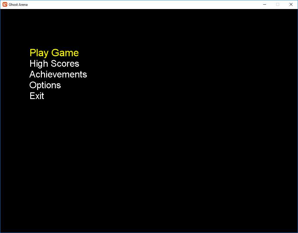 Figure 6 - Main Menu Screen