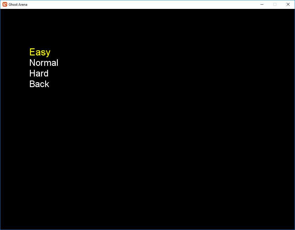 Figure 9 – Difficulty Screen