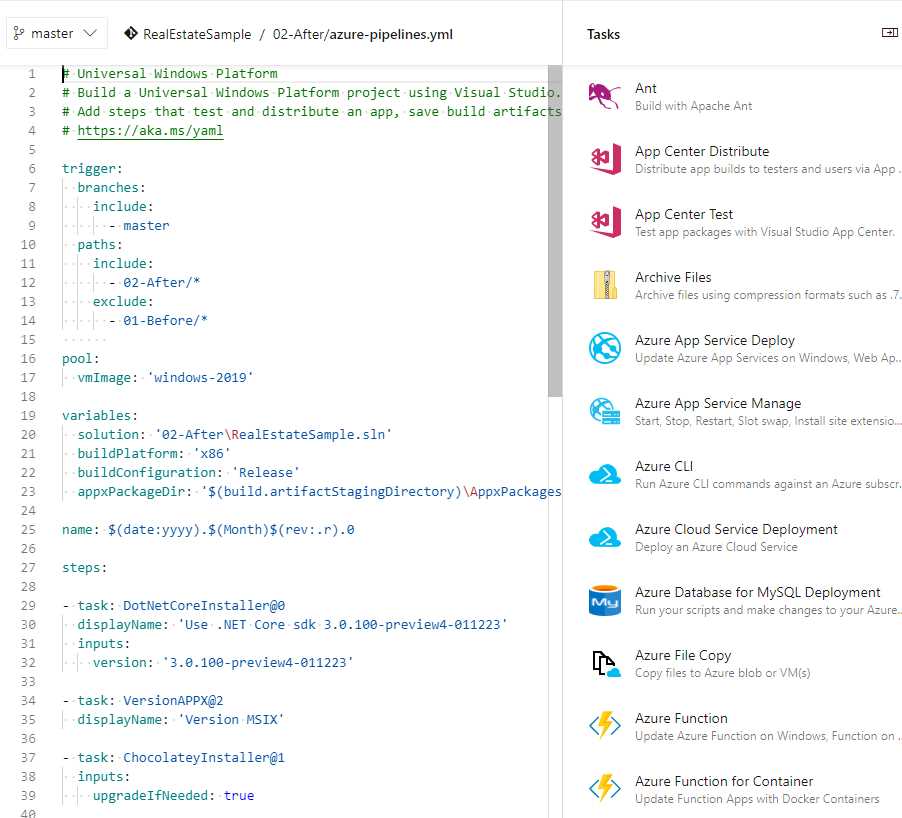 The advanced YAML editor